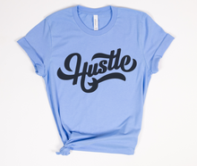 HUSTLE - UNISEX TEE (CAROLINA BLUE)